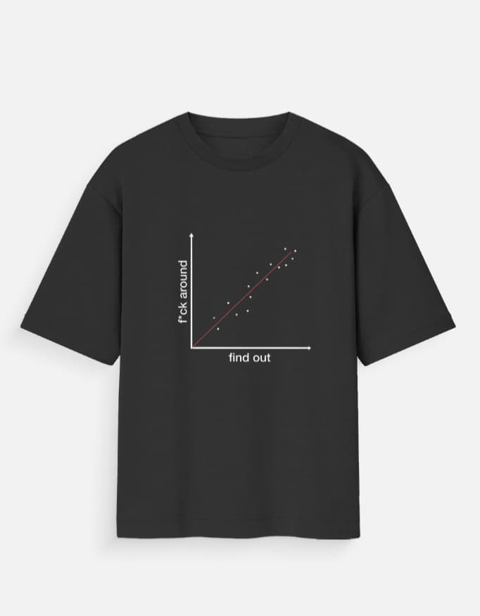 Nerdlike – The FAFO Plot Oversized Tee Back